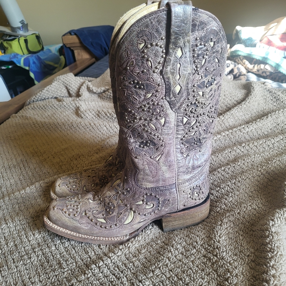 Corral square toe boots
